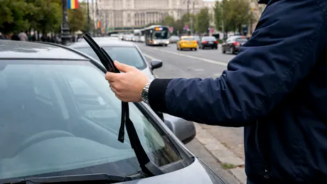 2026: Dacă ridici ștergătorul unei mașini parcate neregulamentar riști dosar penal. Se consideră infracțiune