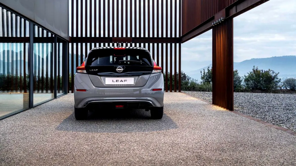 Nissan Leaf facelift debutează în Europa cu modificări estetice și cu două versiuni de baterie