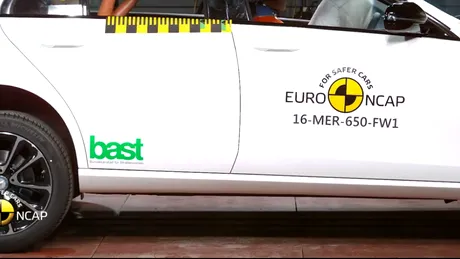 #crashtest EURO NCAP: Mercedes 2016 dat de toţi pereţii! [VIDEO]