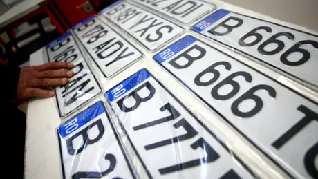 Registrul Auto Român organizează o licitație pentru realizarea plăcuțelor de înmatriculare