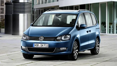 Volkswagen Sharan facelift: motoare mai economice şi îmbunătăţiri multimedia