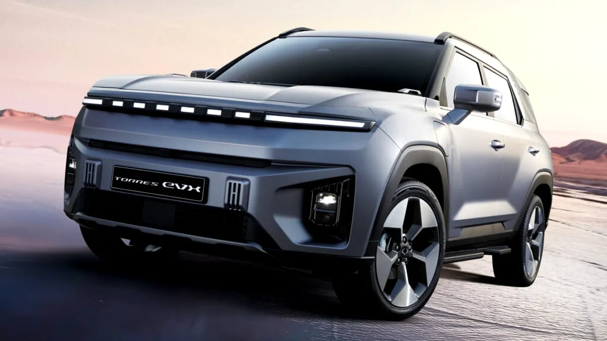 SsangYong prezintă noul SUV electric Torres EVX. Ar putea fi ultimul model care poartă numele SsangYong - VIDEO