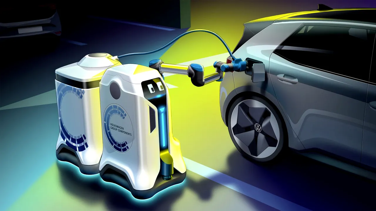 robotul Volkswagen mașini electrice 