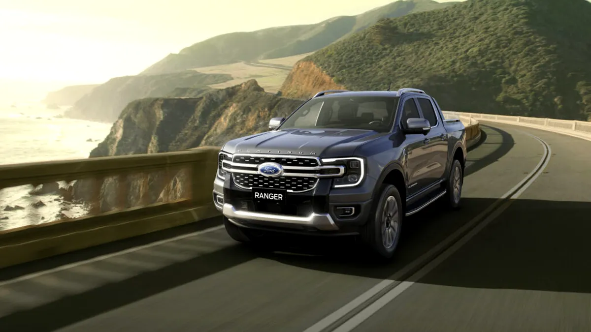 Ford Ranger primește o nouă echipare. Platinum este vârful de gamă pentru cea mai bine vândută camionetă din Europa