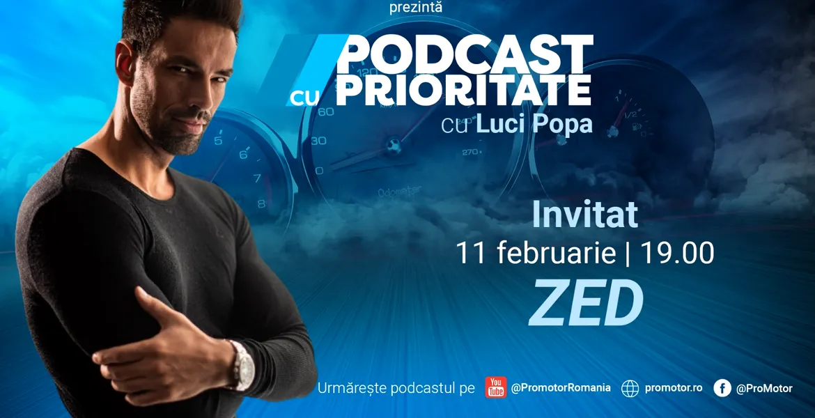 ProMotor lansează ”Podcast cu prioritate” – Prima ediție va fi difuzată sâmbătă, 11 februarie 2023