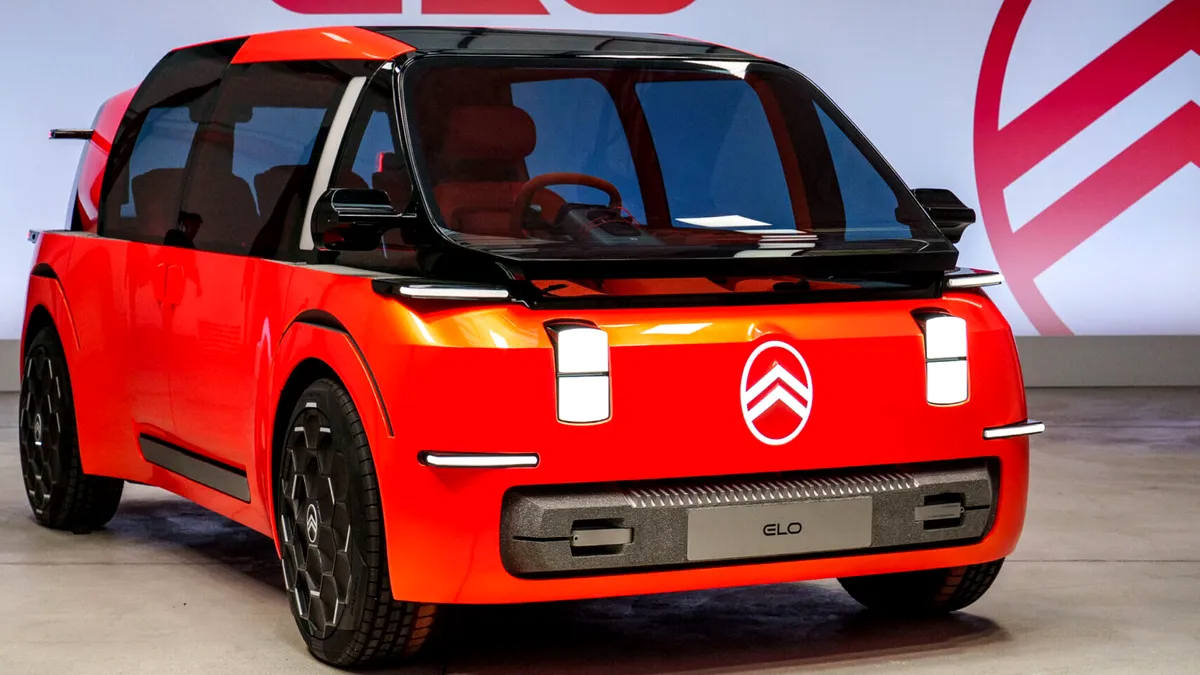 Citroën dezvăluie ELO Concept: O mașină multifuncțională cu scaunul șoferului amplasat pe mijloc