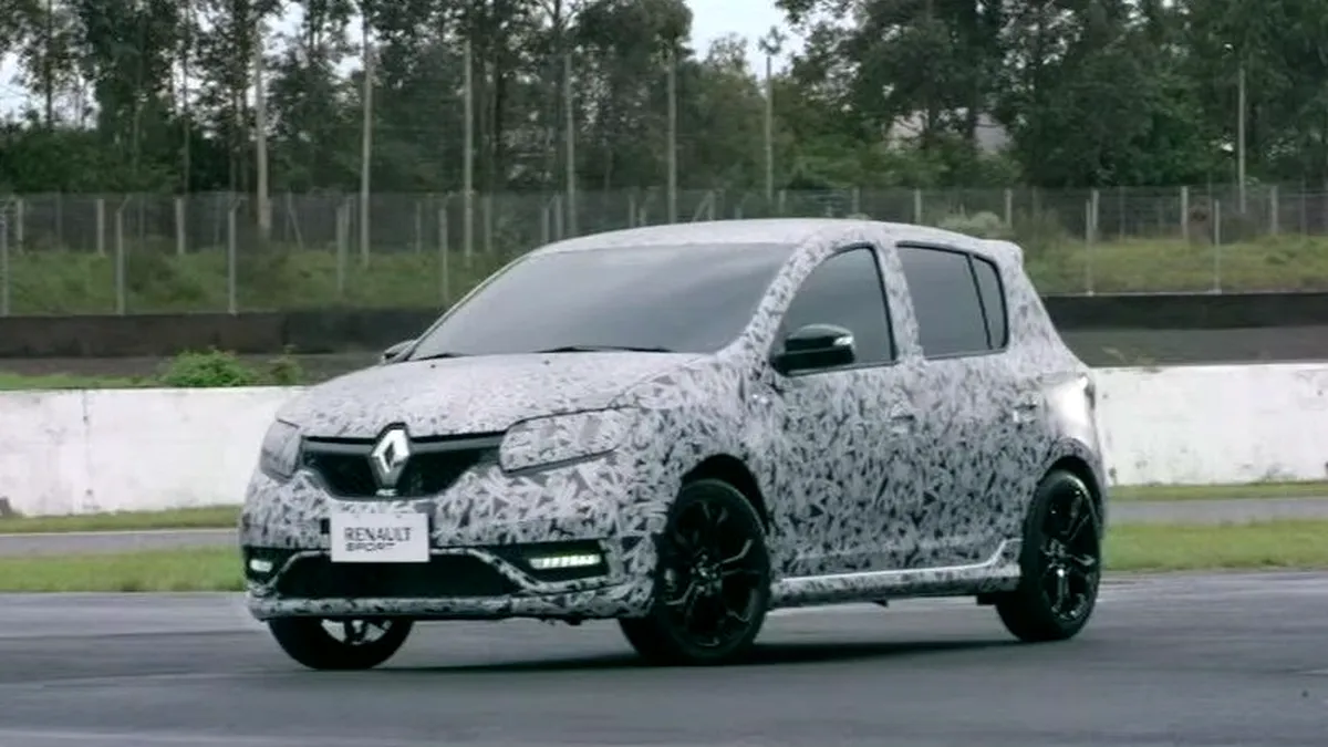 Renault Sandero RS, un hot hatch mic cu motor... mare [VIDEO]