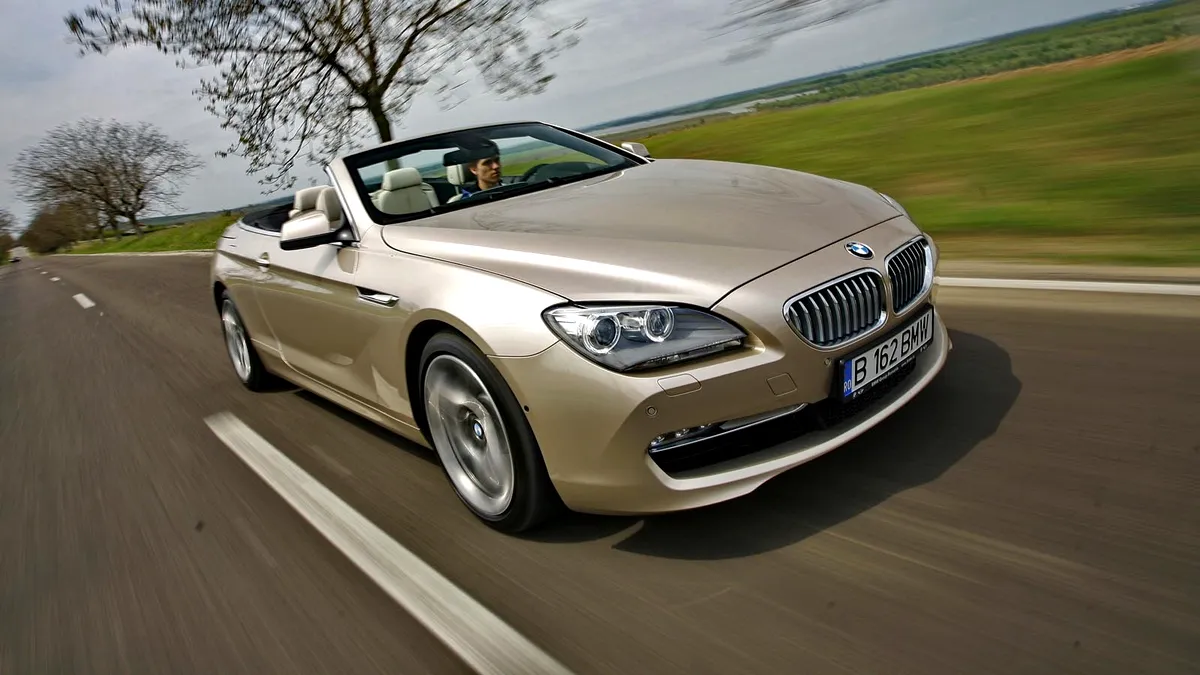 Scurt test-drive cu BMW 650i Cabrio