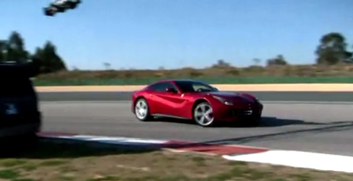 VIDEO: Cu Ferrari F12berlinetta, în culise