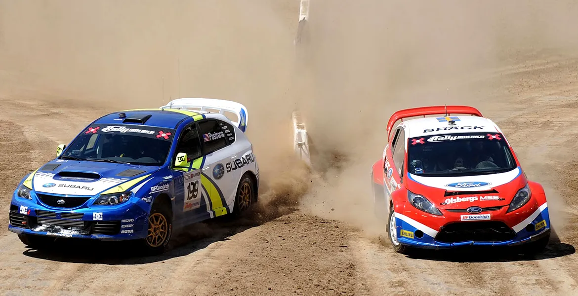 Ford Fiesta vs Subaru Impreza WRX STI la X Games