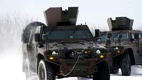 Noile vehicule blindate Cobra II 4×4 ale Armatei vor putea fi văzute pe drumuri publice în aceste zile