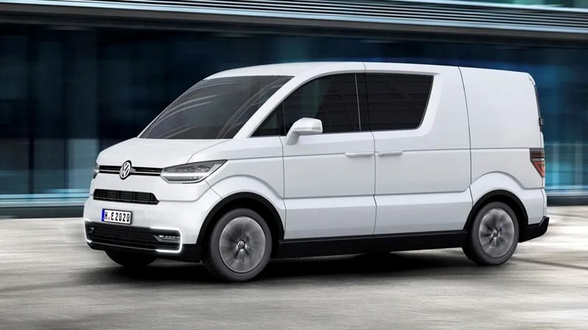 Volkswagen e-Co-Motion - concept de maşină electrică de marfă pentru trafic urban