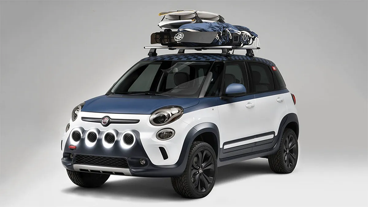 Fiat 500L Vans concept vrea să fie partenerul tău de surf