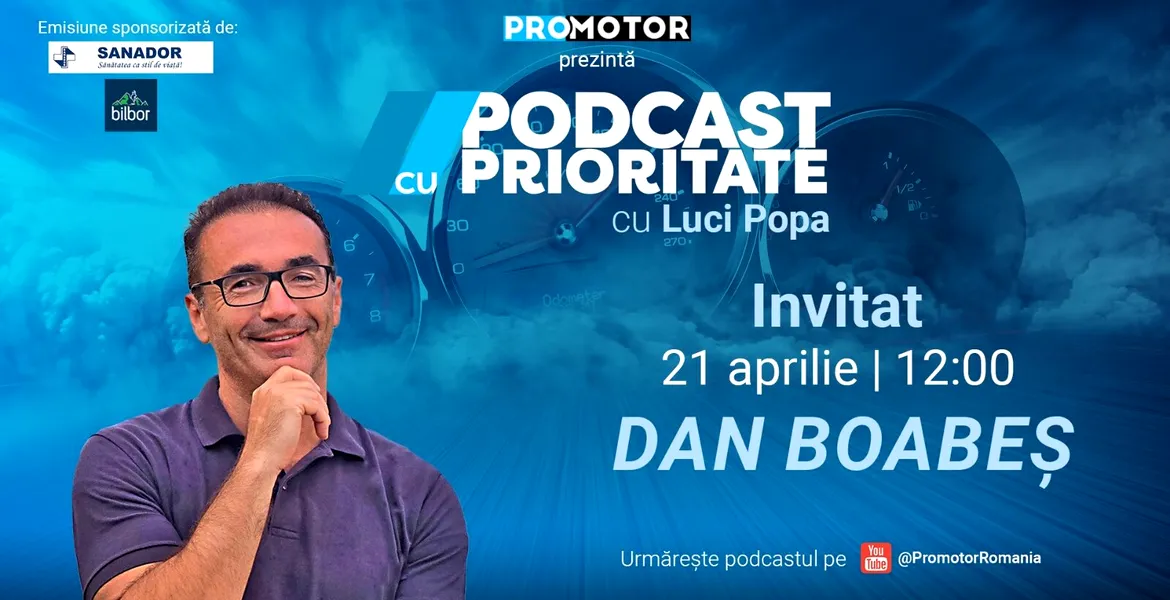„Podcast cu Prioritate” by ProMotor, episodul 72: Dan Boabeș demontează mituri despre taximetria bucureșteană