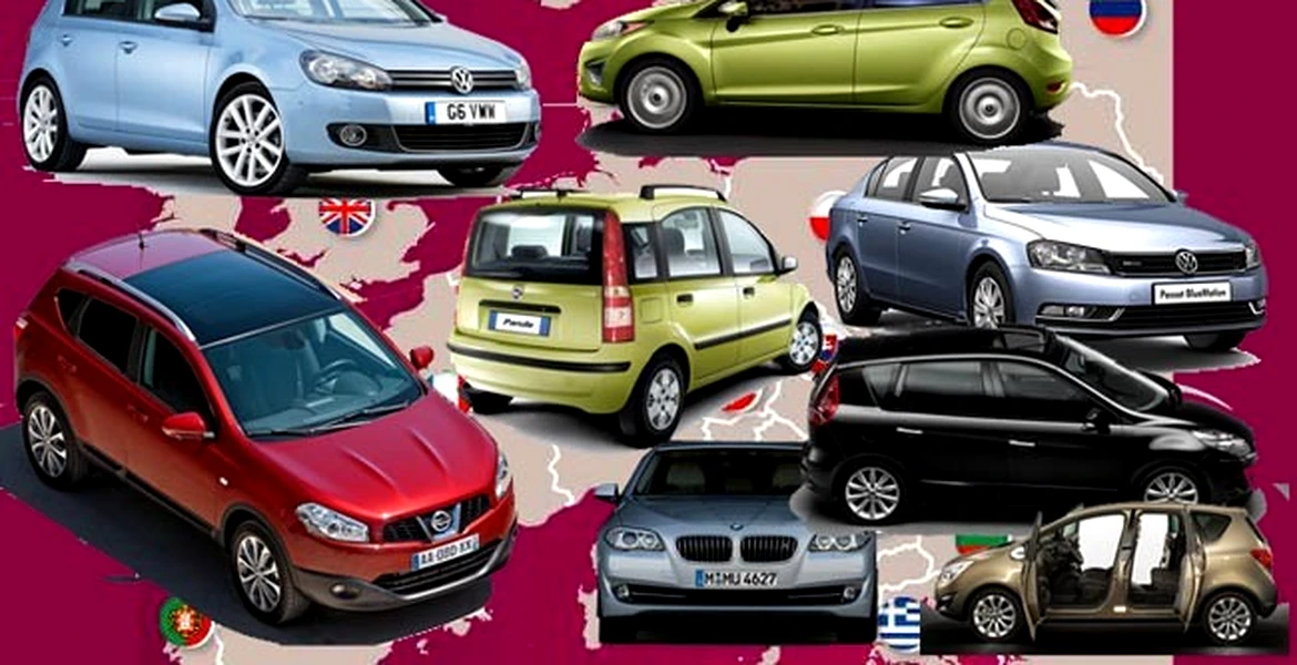 Cele mai vândute modele din 2011: TOP 10 pe clase de maşini