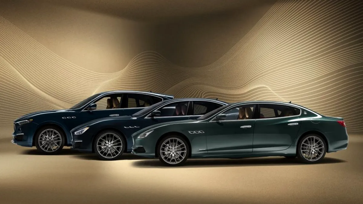 Maserati lansează seria limitată Royale pentru Quattroporte, Levante și Ghibli