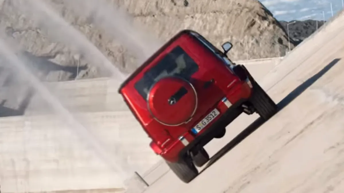 Mercedes-Benz G-Class „cucereşte” un baraj din Argentina - VIDEO