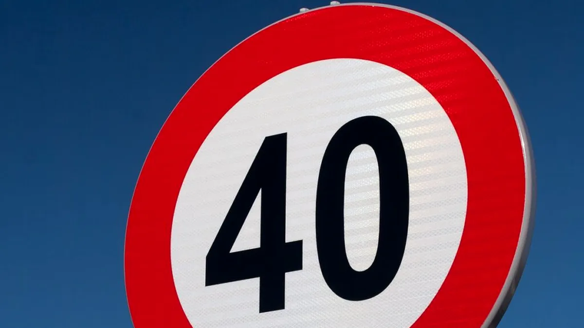 2024: Limită de viteză 40 km/h impusă pentru o anumită categorie de șoferi. Vezi dacă te încadrezi
