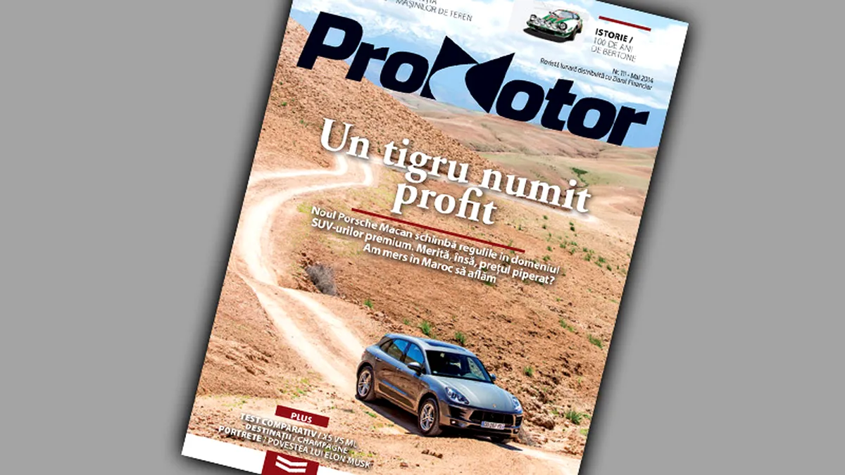 Revista ProMotor nr. 111, din mai 2014, îţi aduce subiecte inedite