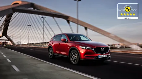 Noua Mazda CX-5 este cea mai sigură maşină de familie. Euro NCAP a dat verdictul