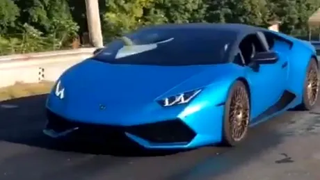 Un puşti de 12 ani ne arată cum se conduce un Huracan - VIDEO