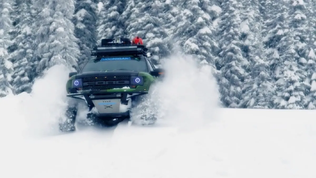 Sporturi de iarnă cu Ken Block şi RAPTORTRAX
