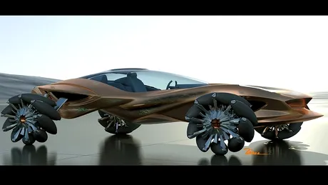Jaguar Blue Concept este maşina din ciment a anului 2030
