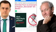 ONG-ul Declic a cerut excluderea lui Dan Puric de la aniversarea Colegiului Vasile Alecsandri, primarul USR de Bacău s-a conformat. Edilul recunoaște, pentru Gândul: „M-am implicat”. Reacția actorului