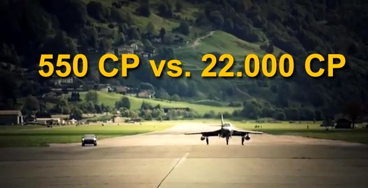 VIDEO DUEL: Nissan GT-R vs. Jet Fighter – cine câştigă… la sol?