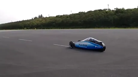 Record de viteză pentru maşini cu aer comprimat:Toyota Ku:Rin