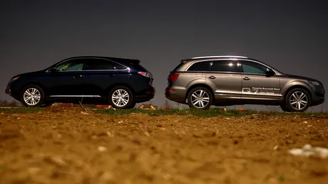 Lexus RX vs Audi Q7 - test de consum