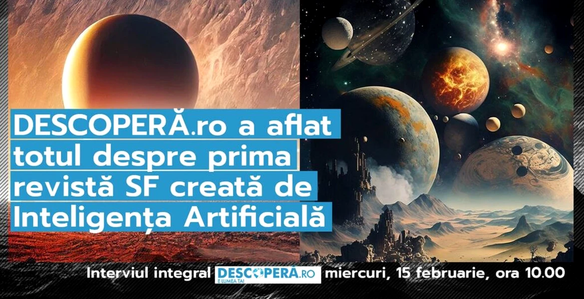 INTERVIU EXCLUSIV – DESCOPERĂ.ro a aflat totul despre prima revistă SF creată de Inteligența Artificială