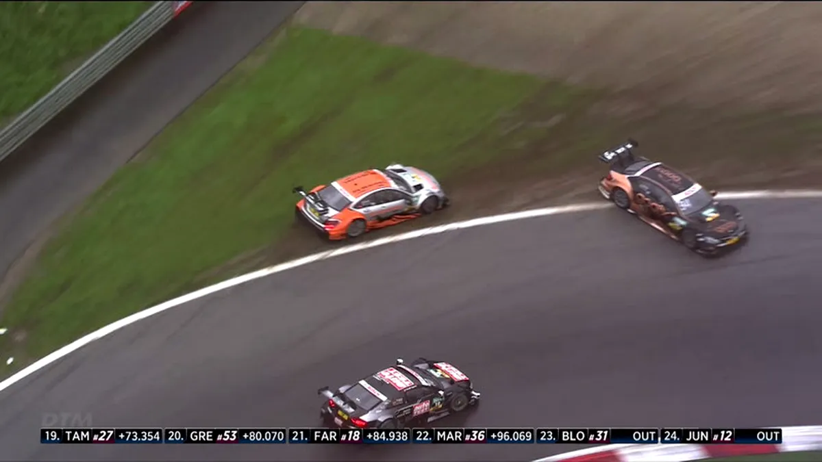 Lovituri sub centură în DTM: cum a scos un pilot Audi din joc doi piloţi Mercedes-Benz