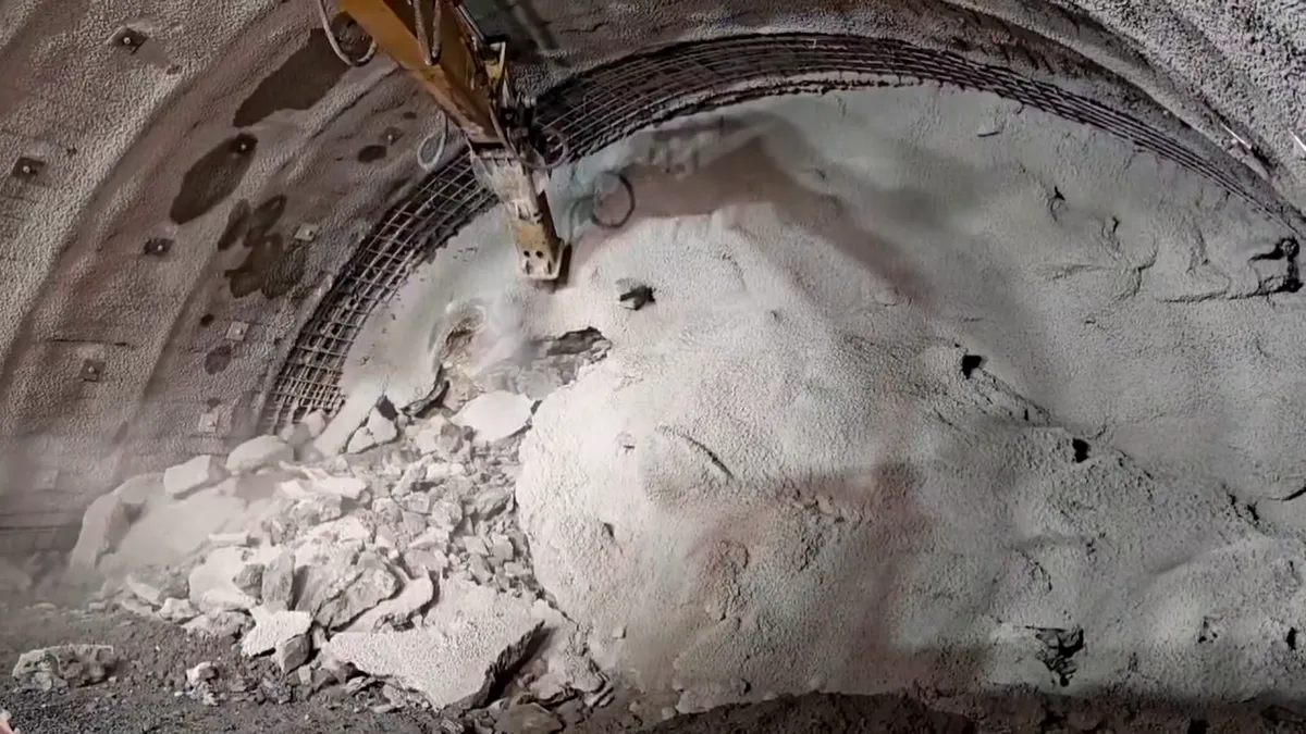 Moment important pentru Autostrada A1. Au început săpăturile pentru tunelul de la Robești
