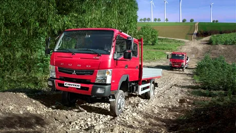 Fuso Canter 4X4 soseşte în Europa