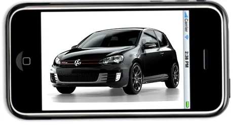 Racing VW Golf GTI Mobile App - Primul câştigător