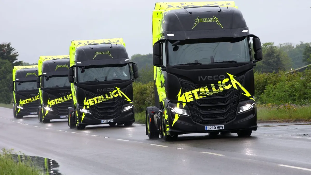 IVECO susține turneul european Metallica