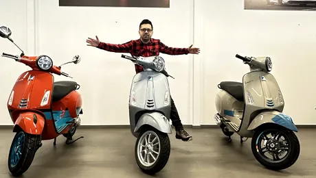 Cumpără o mașină rulată și ai șanse să câștigi un scuter Vespa Primavera 50. Campanie Țiriac Auto Rulate valabilă la nivel național
