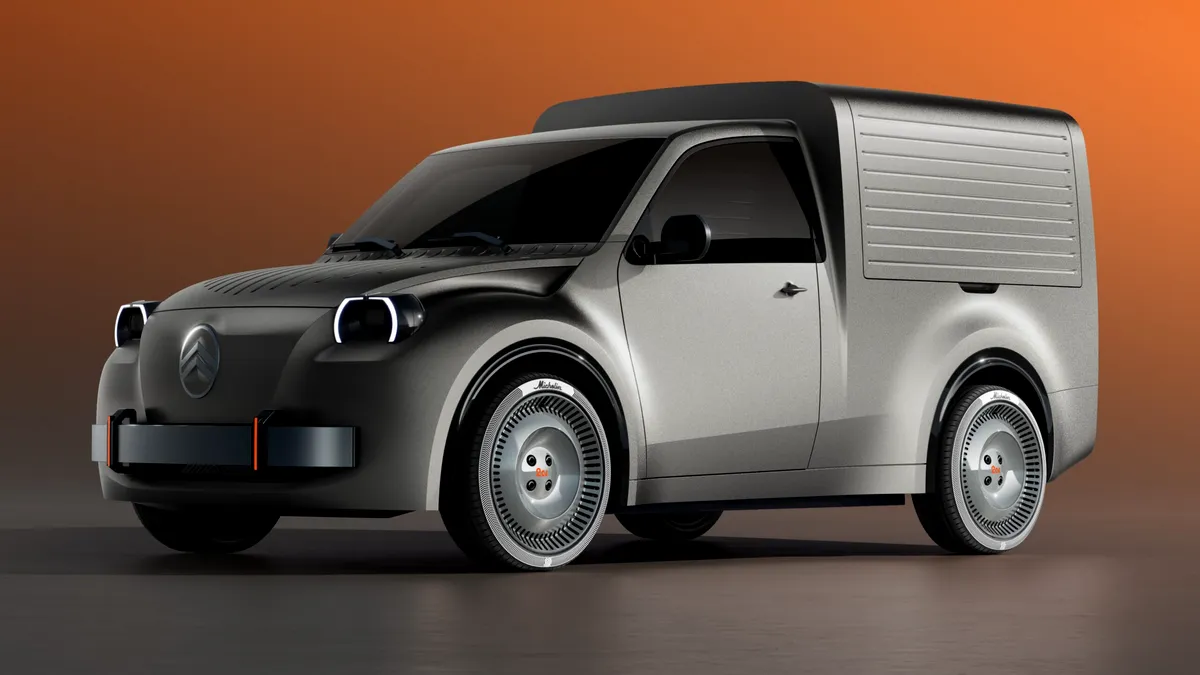 Citroën prezintă și o ediție furgon a conceptului 2 CV. Modelul 2 CV Fourgonnette, interpretare contemporană a unei forme istorice