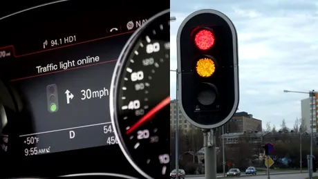Audi lansează sistemul care îţi spune cât mai ai de stat la semafor 