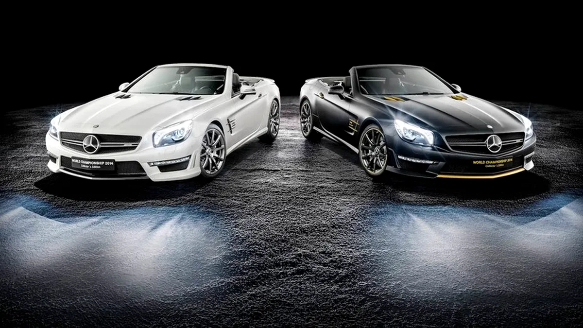 Mercedes-Benz SL63 AMG World Championship Collector's Edition, pregătit de Hamilton şi Rosberg!