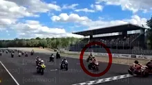 Atenție, imagini cu puternic impact emoțional. Momentul în care pilotul de curse moto Adrian Rus a fost lovit din spate pe circuitul de la Brno