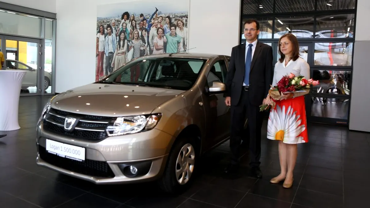 Dacia tocmai a vândut Loganul cu numărul 1.500.000
