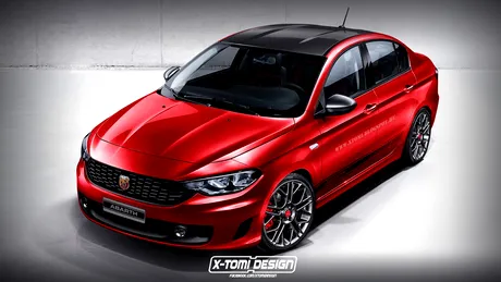 Fiat Aegea Abarth by X-Tomi Design, sau cum ar trebui să arate varianta sport a berlinei Fiat