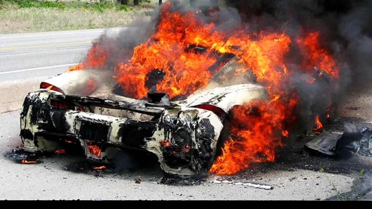 Ferrari Enzo – incendiu în Canada