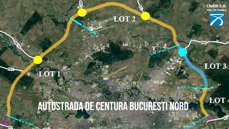 O companie chineză se va ocupa de construirea lotului 3 al Autostrăzii de Centură București Nord