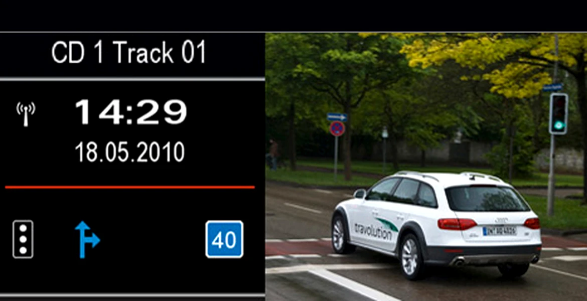 Audi Travolution  sistem de fluidizare a traficului