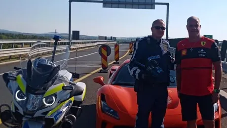 Cine este șoferul care a condus un Ferrari cu 230 km/h pe Autostrada A1