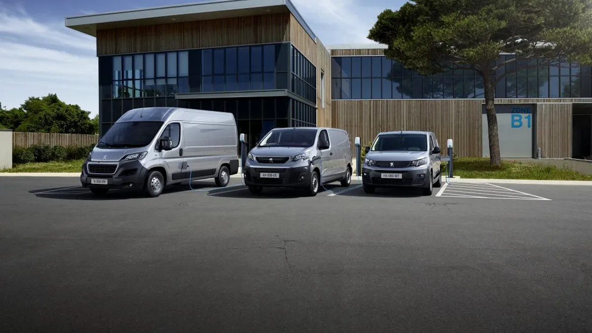 Peugeot țintește poziția de lider pe piața utilitarelor electrice