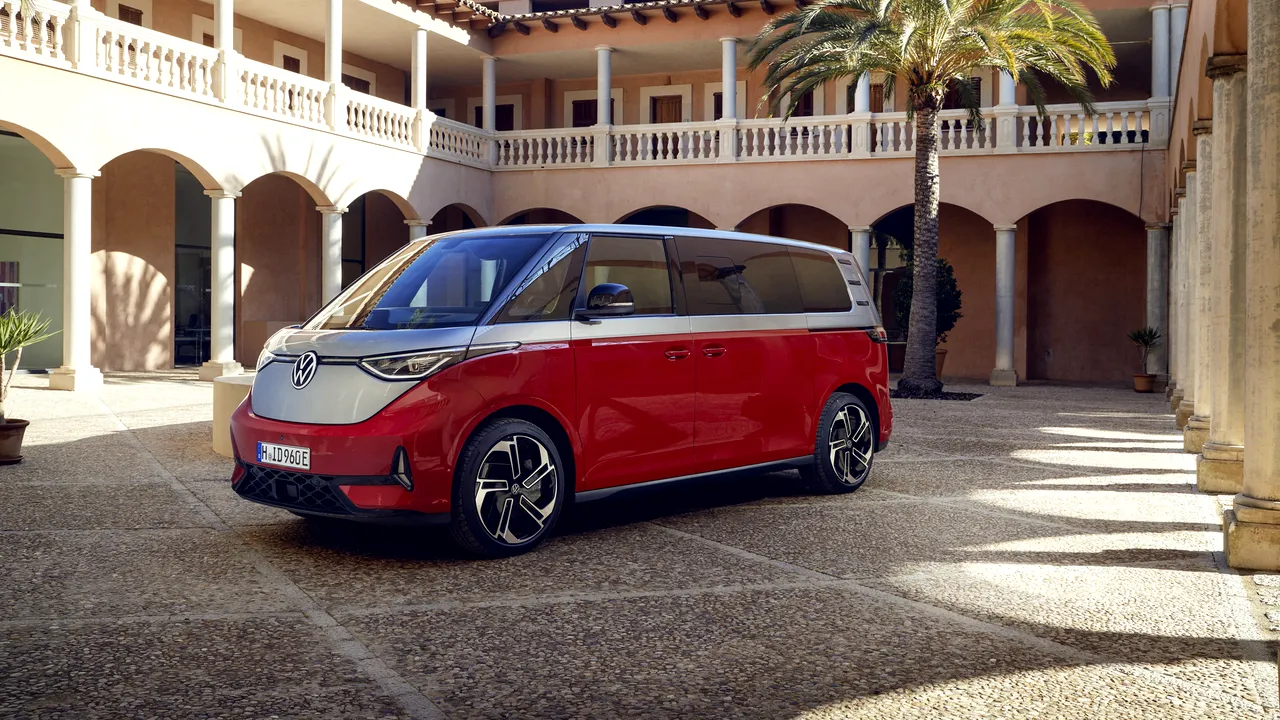 The all-electric Volkswagen ID. Buzz GTX 